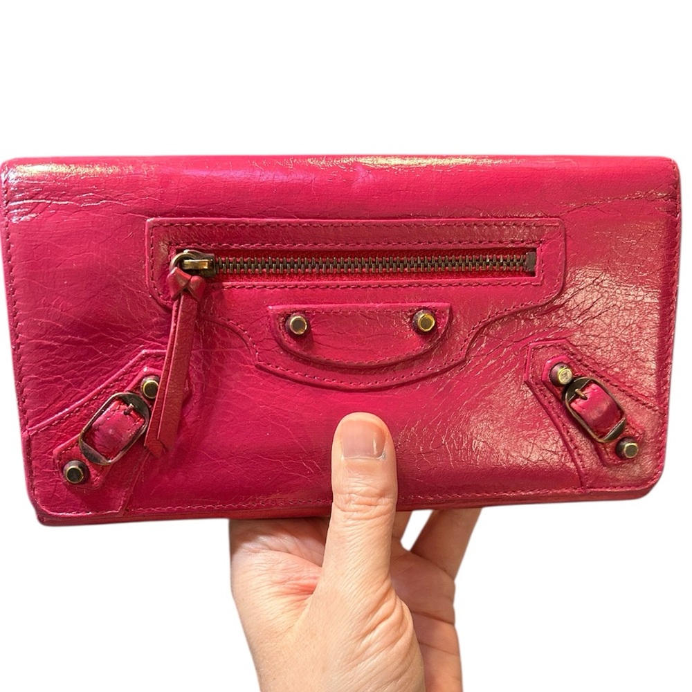 Balenciaga Le City long wallet and one chain